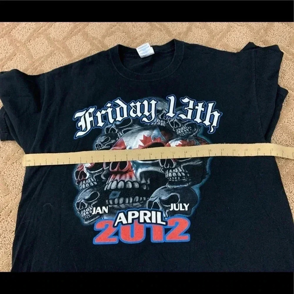 Friday 13th Port Dover 2012 Biker T-Shirt - Picture 4 of 5